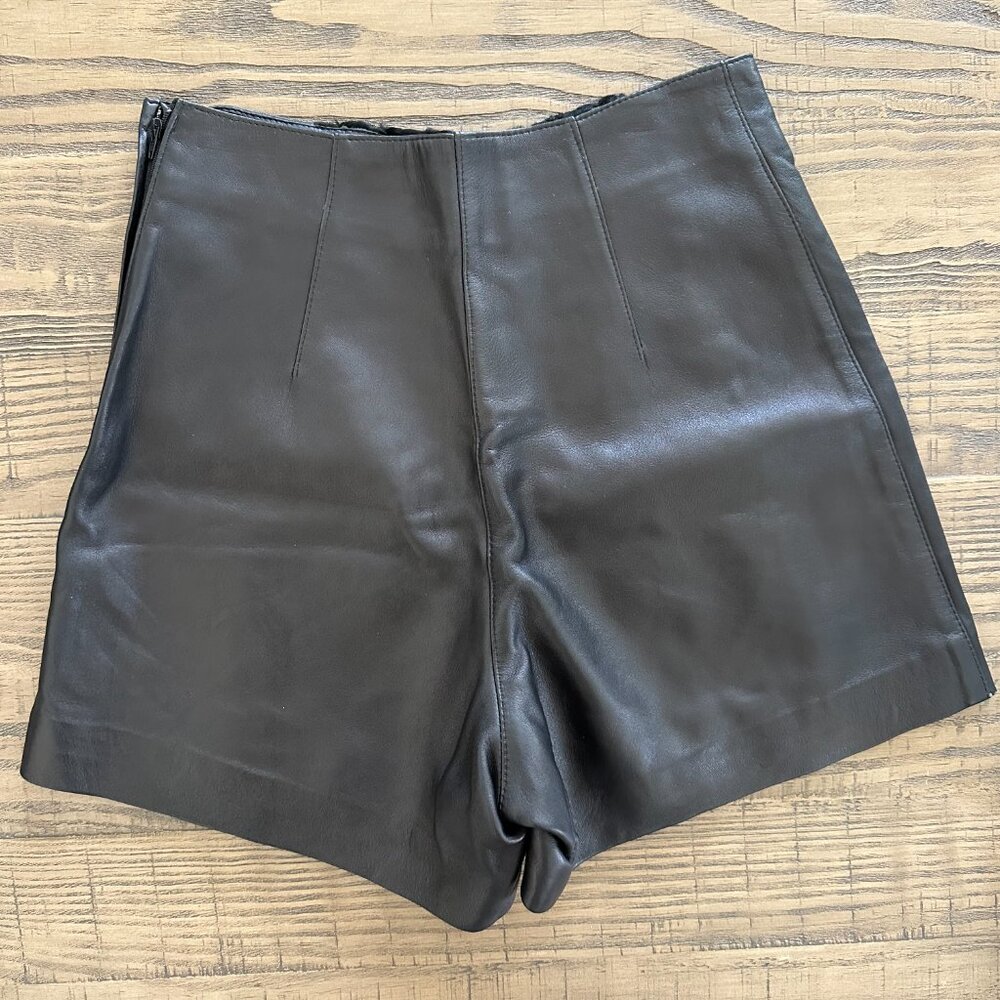 Corsi Leather Shorts View 3